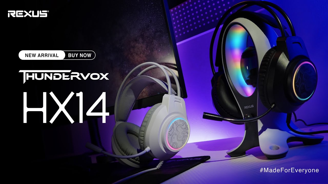 Rexus Gaming Headsets: Combining Comfort, Power, and Immersive Sound for Every Gamer