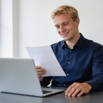 European developer using a professional developer hardware setup on a modern desk